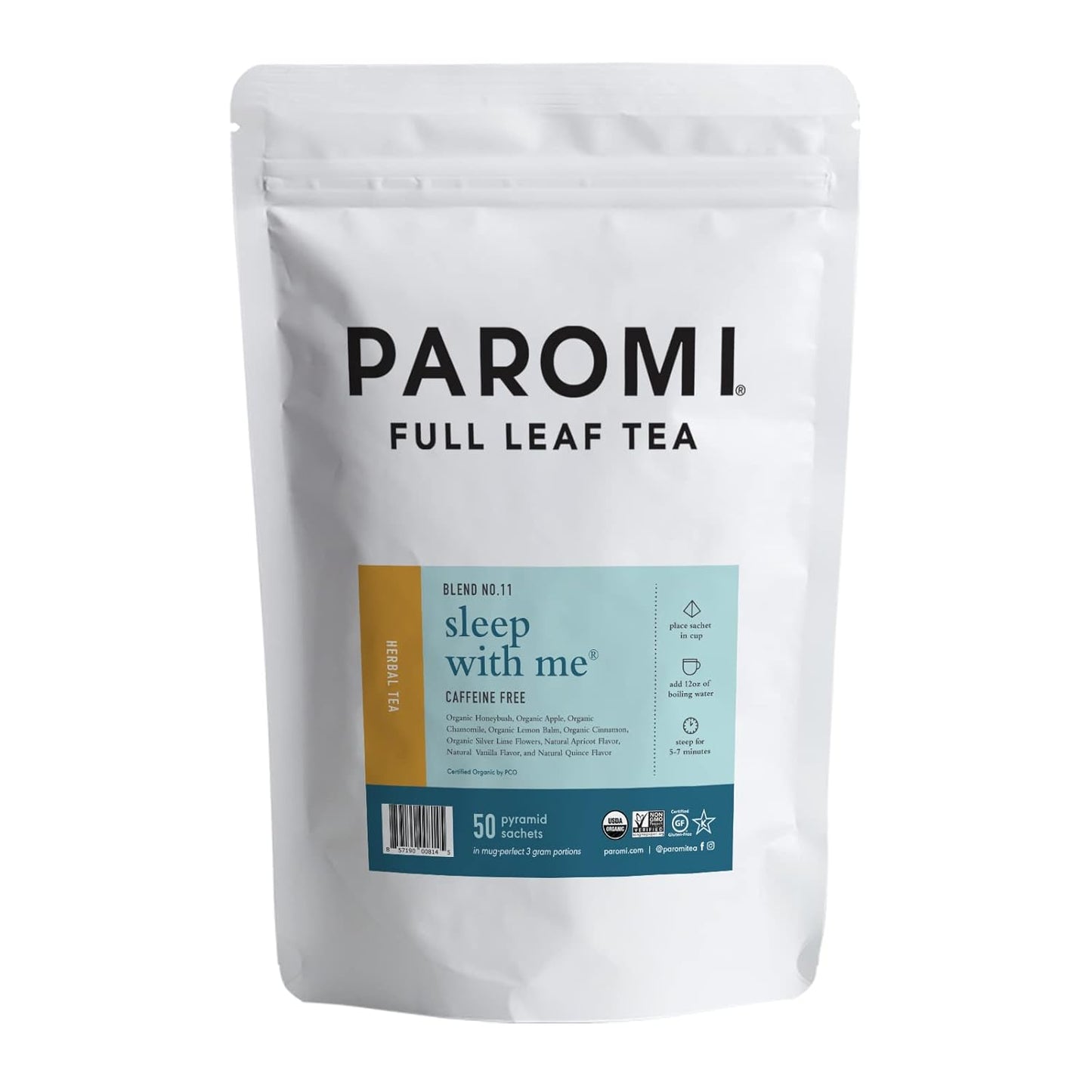 Paromi Sleep with Me Herbal Infusion for Restful Nights