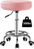 Adjustable Rolling Stool with Wheels Heavy Duty 500lb - Comfortable