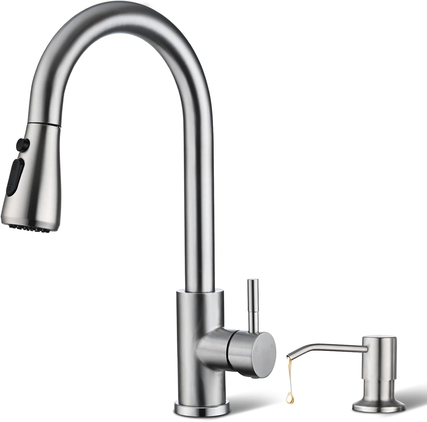Kitchen Faucet with Soap Dispenser for Easy Home Use