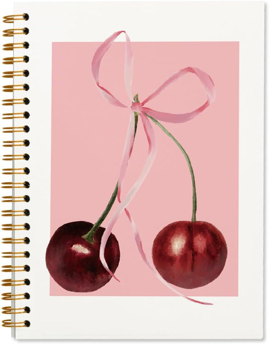 Chic Pink Bow Notebook for Women