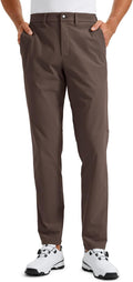 CRZ YOGA Men's All Day Comfy Golf Pants - Quick Dry, Slim Tapered Two
