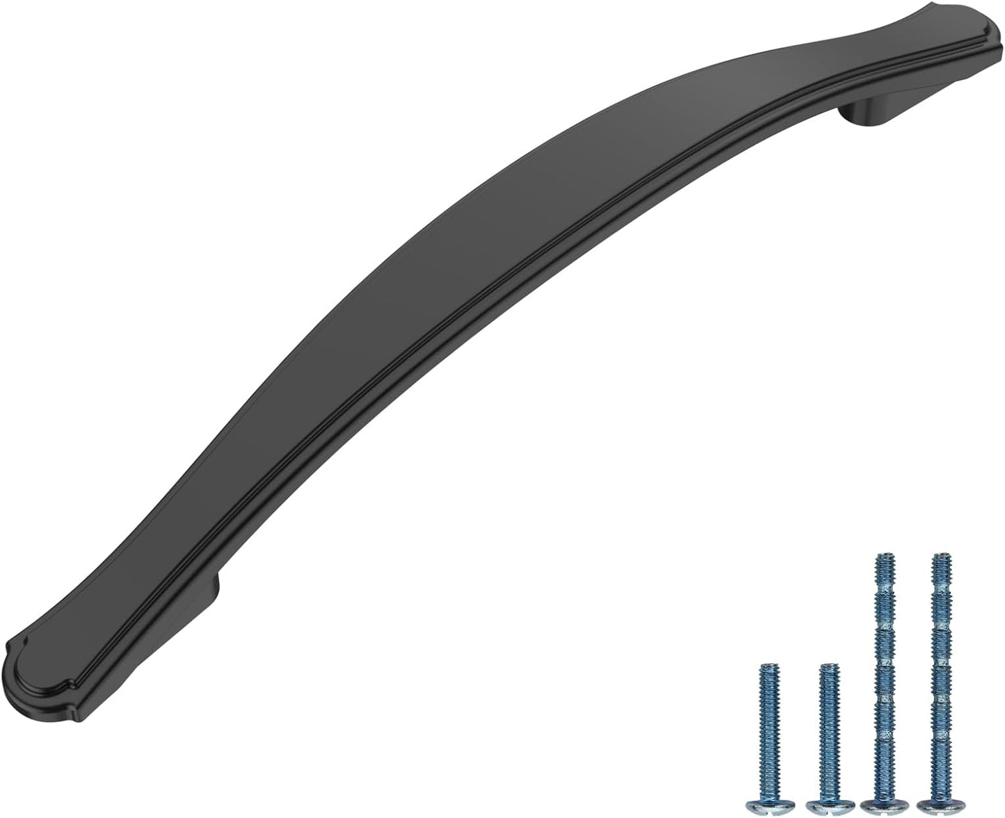 Matte Black Cabinet Pulls 5 Inch Kitchen Handles for Cabinets