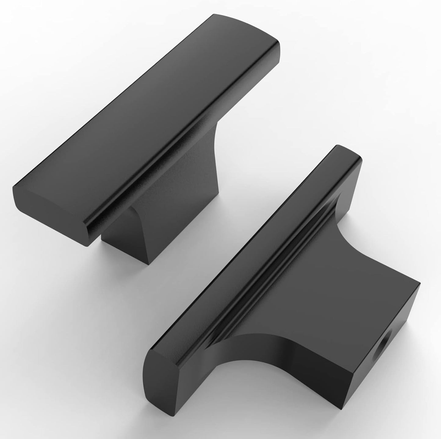 Matte Black Kitchen Cabinet Knobs - 20 Pack Durable Hardware