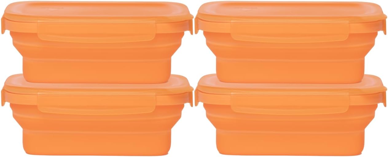 Drip EZ Secondz Collapsible Food Storage Containers Set of 4