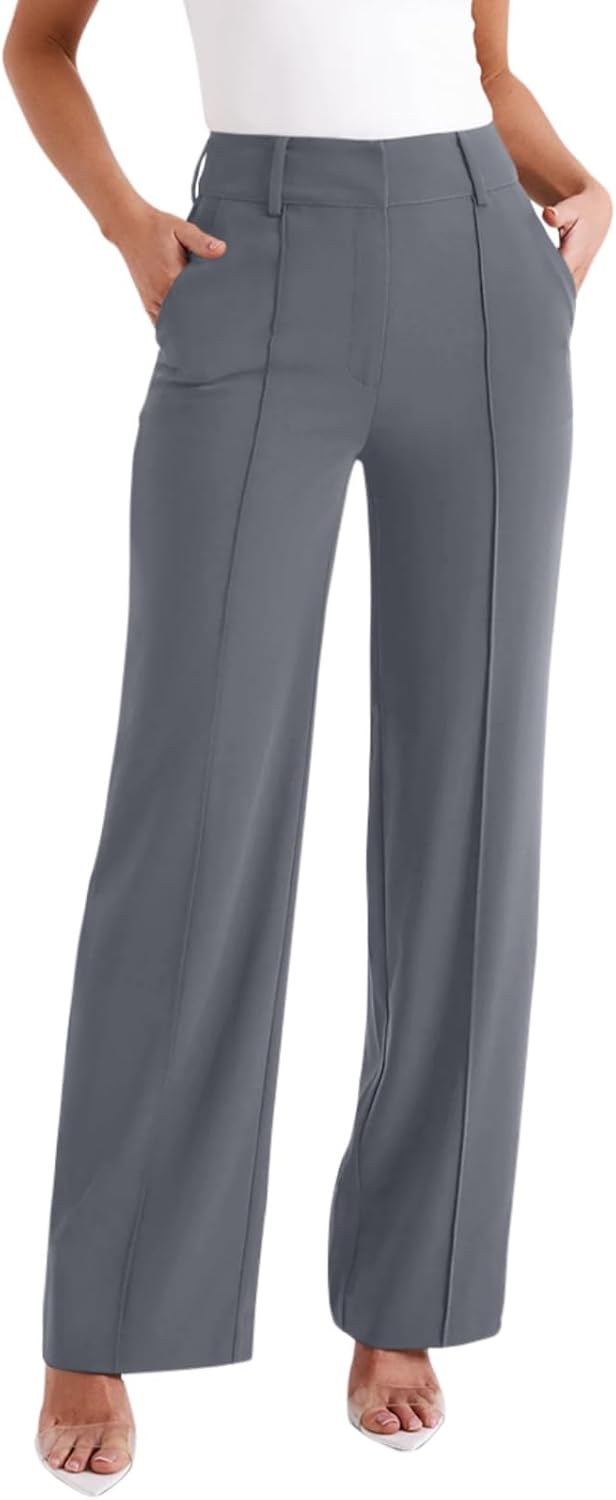 NIMIN High Waisted Work Pants for Women - Stylish and Comfortable