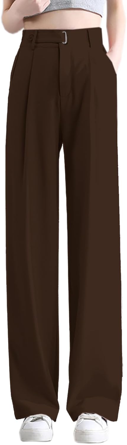 Betusline Women's Wide Leg Pants for Business Casual Style