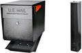 Mail Boss 7106 Curbside Locking Mailbox with 7127 Post - Secure, Extra