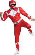 Disguise Men's Red Ranger Classic Muscle Costume - Iconic Mighty