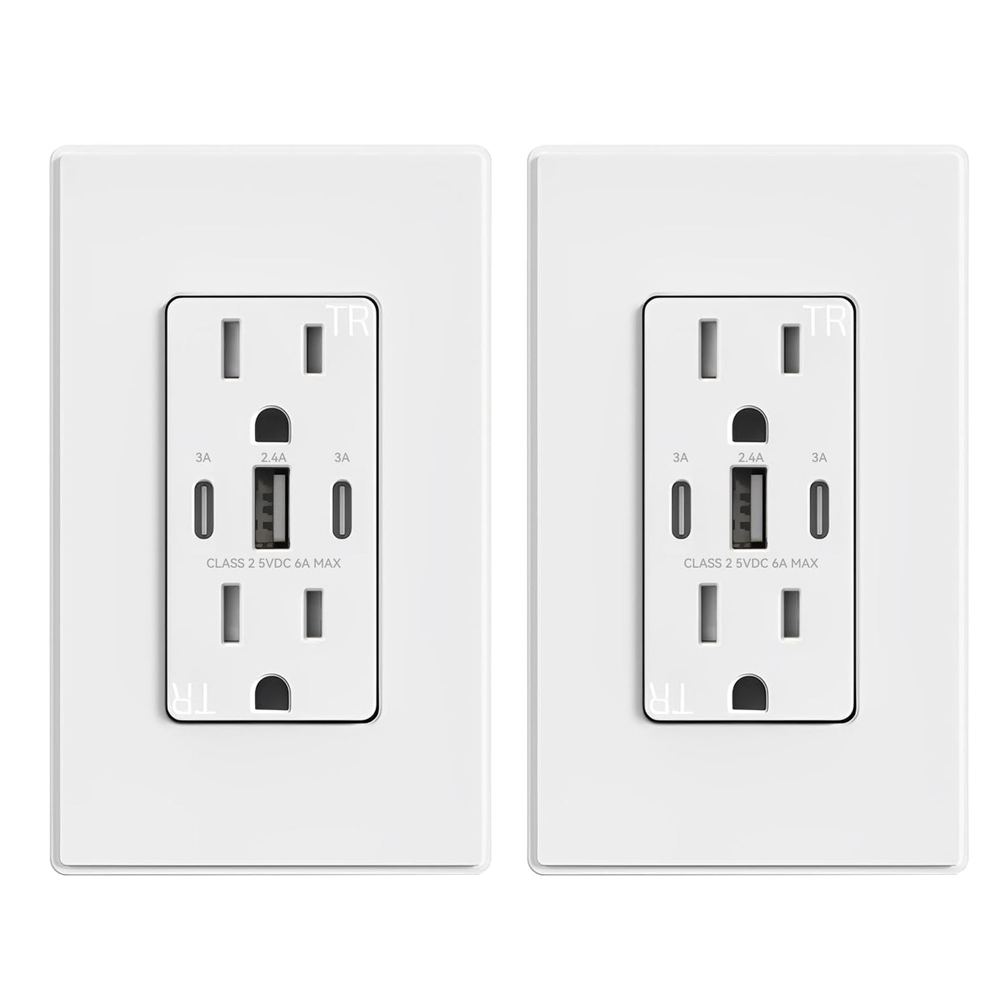 ELEGRP USB Outlets with 3 Ports for Efficient Charging Needs