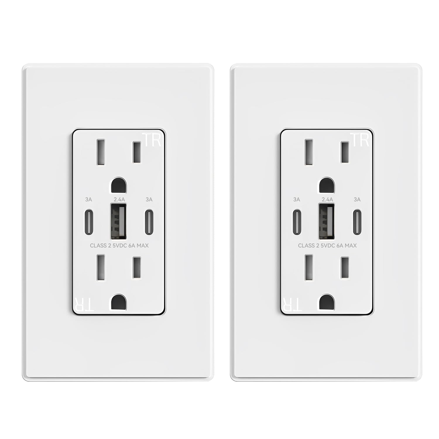 ELEGRP USB Outlets with 3 Ports for Efficient Charging Needs