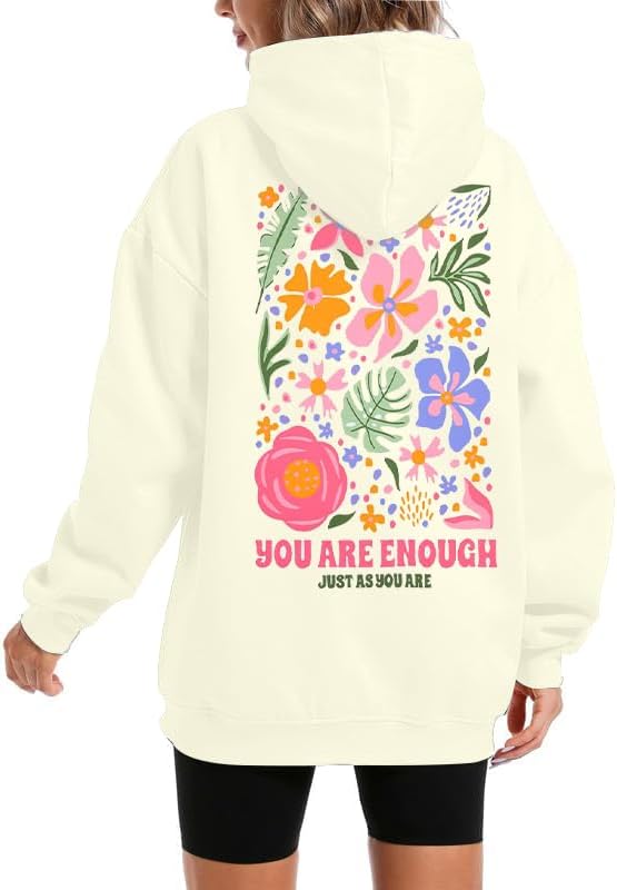 FAYALEQ You Are Enough Hoodie - Empowering Women