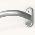 Wrap Around Curtain Rods Silver Blackout Heavy Duty Curved Rod - Room