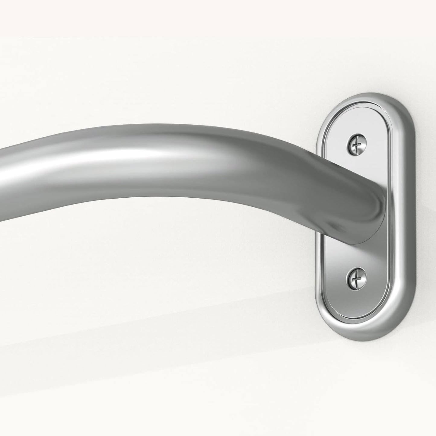 Wrap Around Curtain Rods for Windows 72 to 144 Inch - Heavy Duty