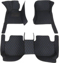 Custom Floor Mats for Cars Full Coverage All Weather - Black Blue