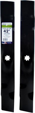 Maxpower 561811B 2-Pack 3-N-1 Blades for 42 in Cut - Durable Fit