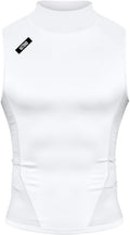 Men's Turtleneck Compression Tank Top for Athletes - Mock Neck Fit