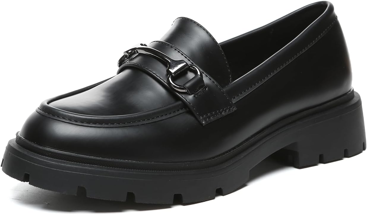 Women's Chunky Platform Loafers for Fashion and Comfort