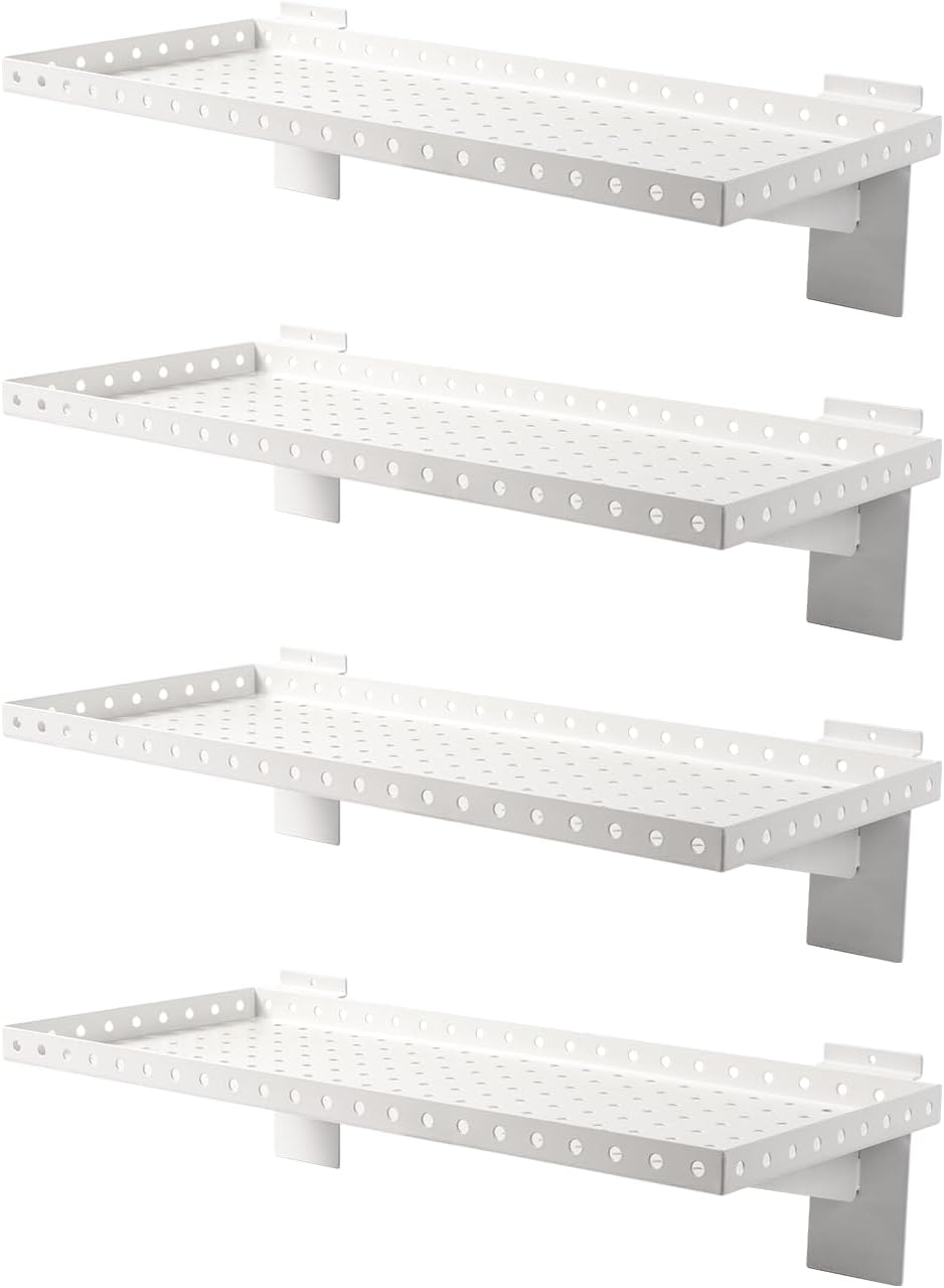 Heavy Duty Slatwall Shelves 24x10 Inch for Retail and Garage