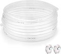 5/8 ID 13/16 OD Clear Vinyl Tubing 50 ft - Flexible PVC Hose