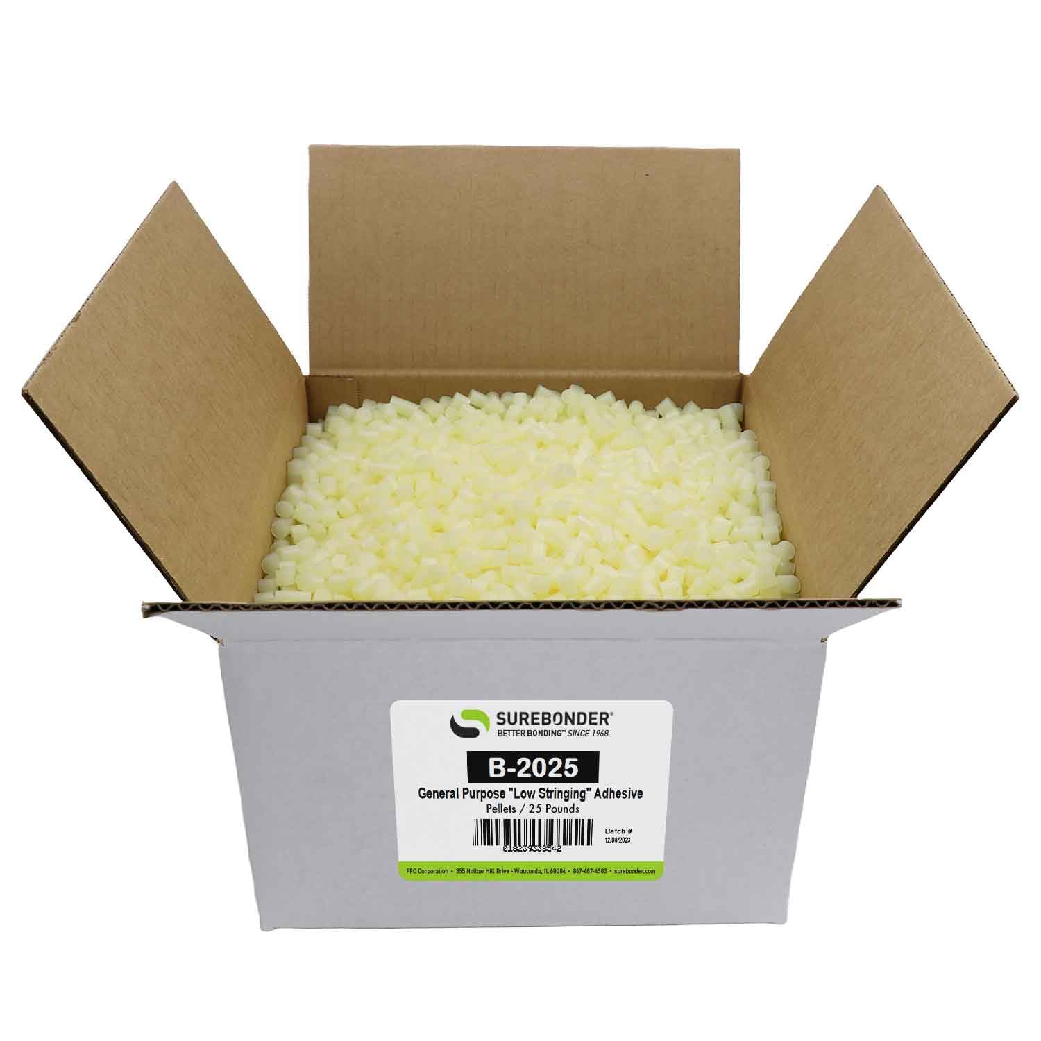 Surebonder B-2025 Low Stringing Hot Melt Pellets for Crafting