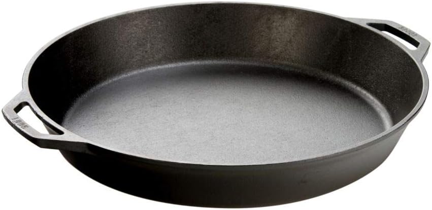 Lodge 17 Inch Pre-Seasoned Cast Iron Skillet for Versatile Cooking