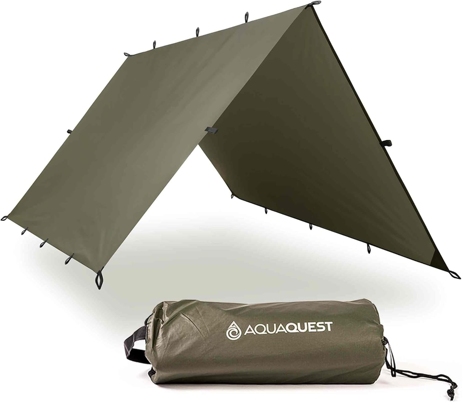 AquaQuest Defender Tarp: Heavy-Duty Waterproof Rain Fly for Camping