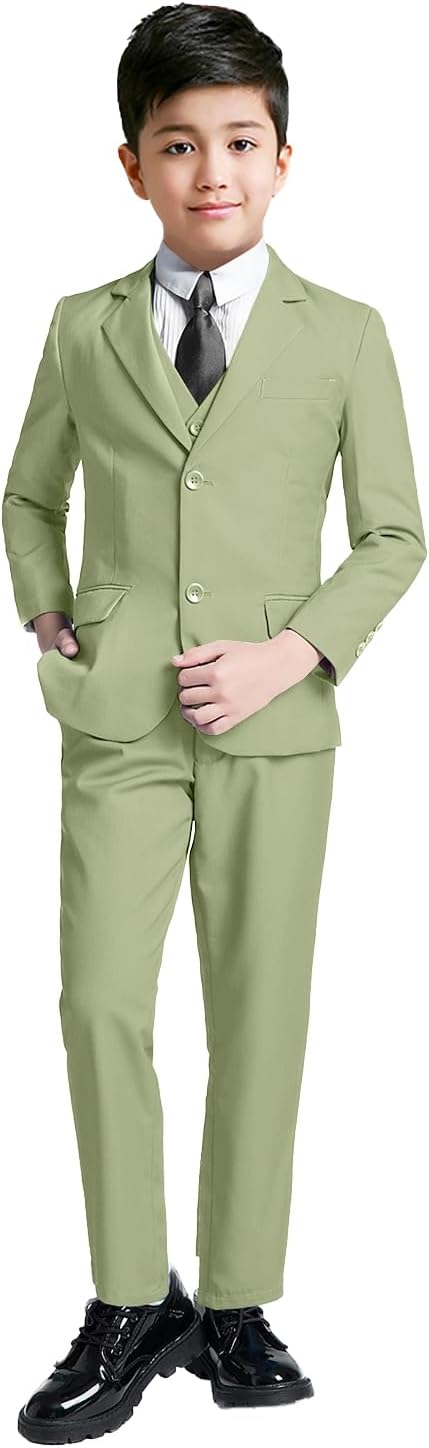 YuanLu Boys Suit for Kids Tuxedo Wedding Ring Bearer Outfit
