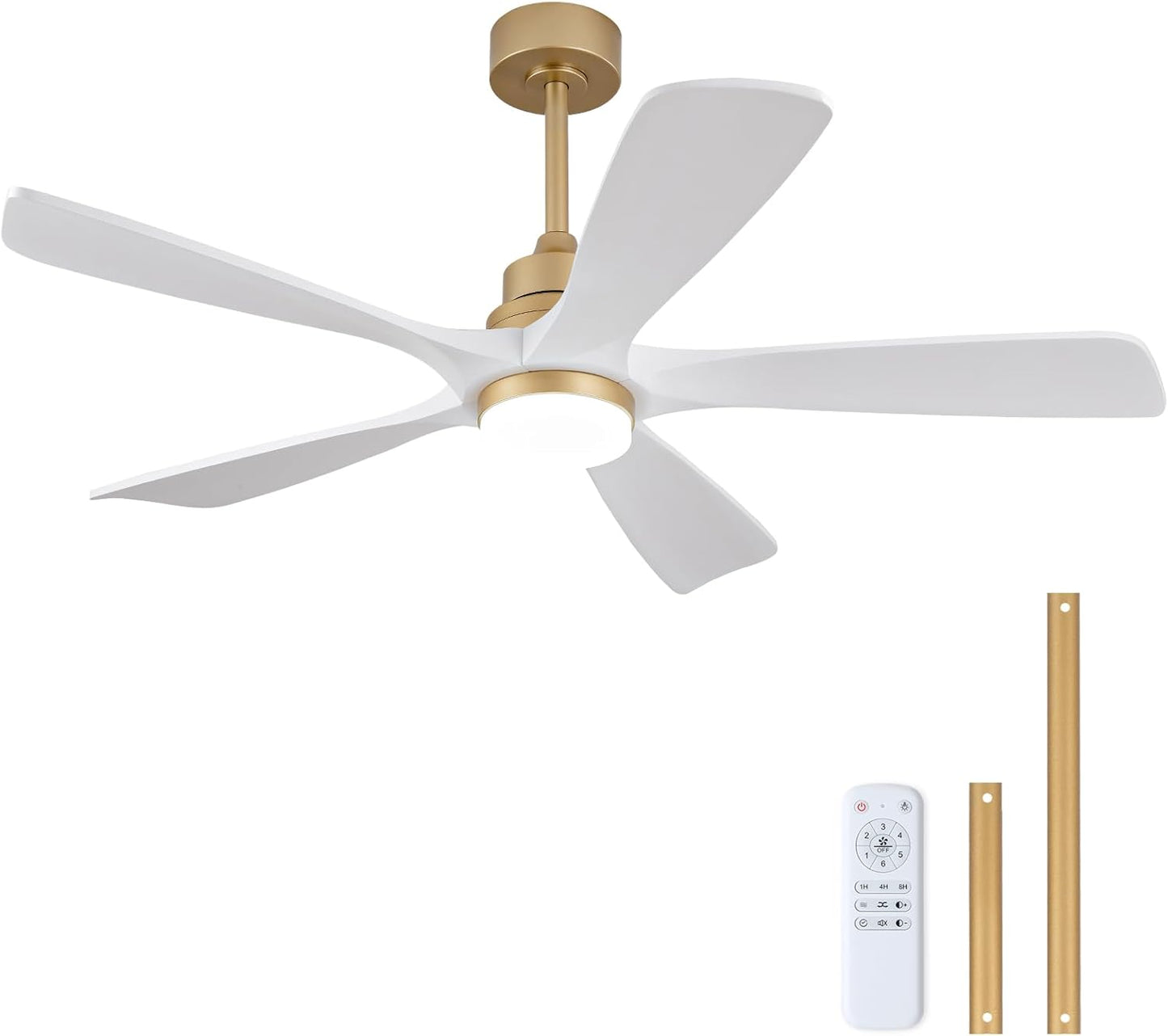 BOJUE 52 Inch Ceiling Fan with Lights and Remote Control Review