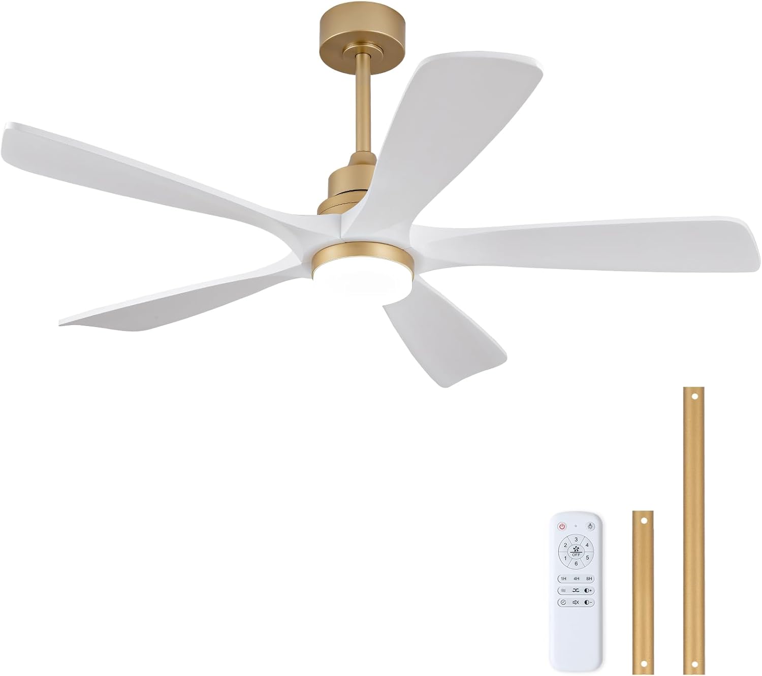 BOJUE 52 Inch Ceiling Fan with Lights and Remote Control Review
