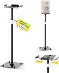 Universal Speaker Stand Pair for Surround Sound - Adjustable Heavy