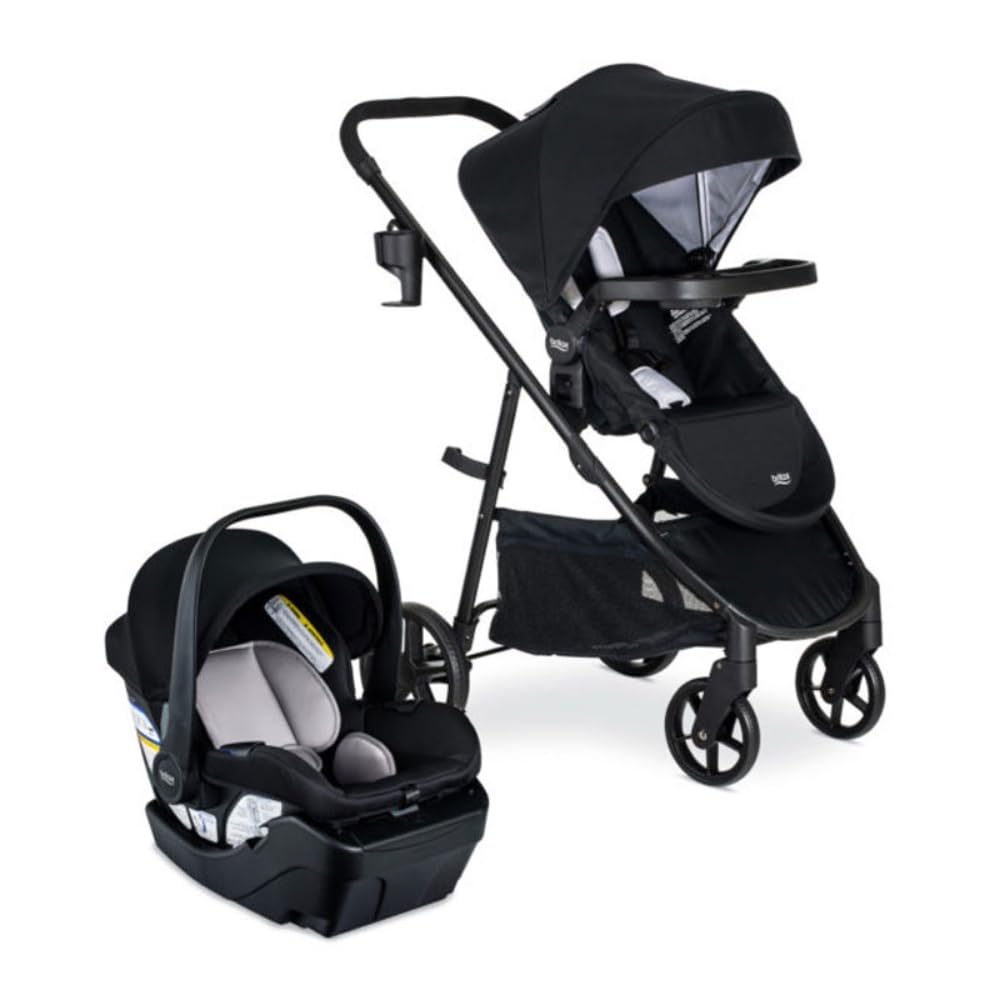 Britax Willow Brook Baby Travel System - 4-in-1 Stroller-Seat Combo