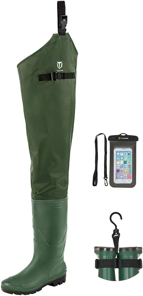 TIDEWE Hip Wader - Lightweight Waterproof Fishing Boot for All