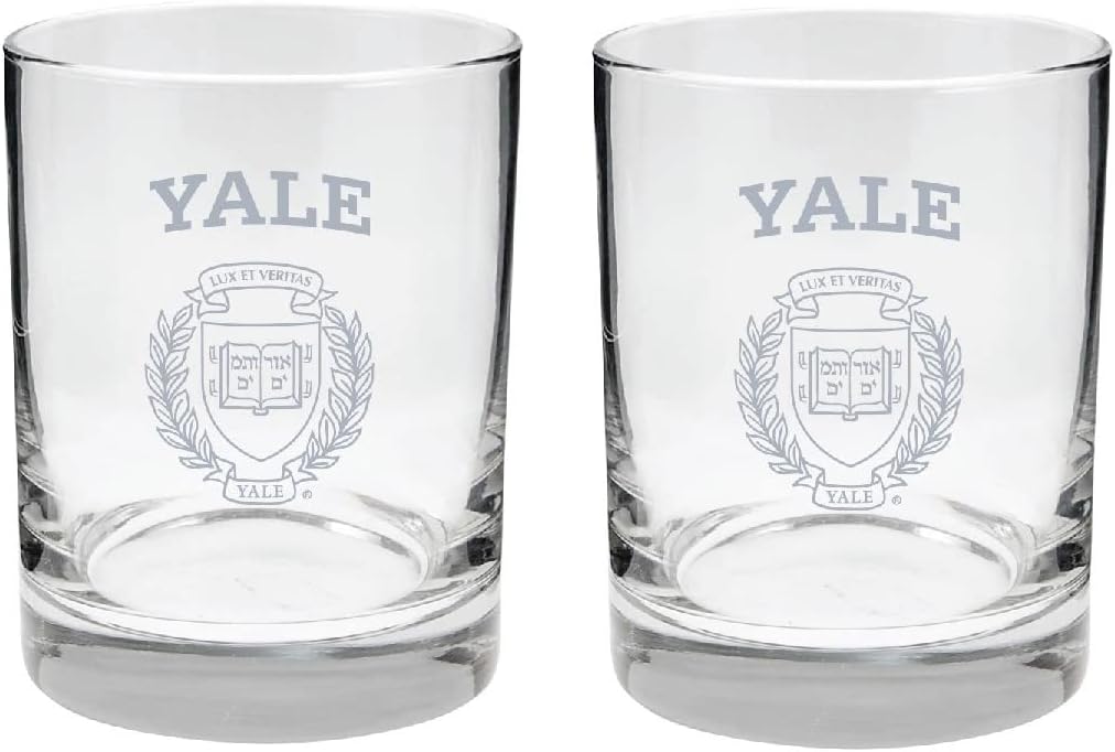 2-Sided Satin Finish Rock Glass Set of 2 - Perfect for Whiskey