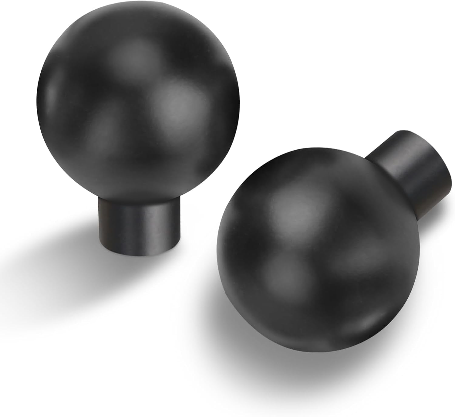 10 Pack Matte Black Cabinet Knobs for Timeless Elegance