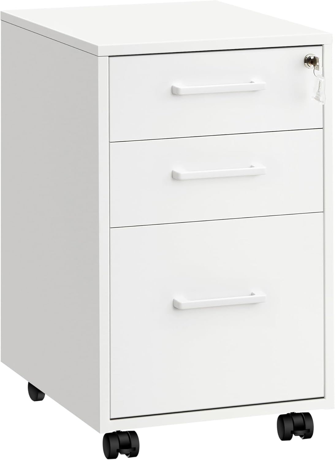 SONGMICS File Cabinet with Lock for A4 and Legal Documents