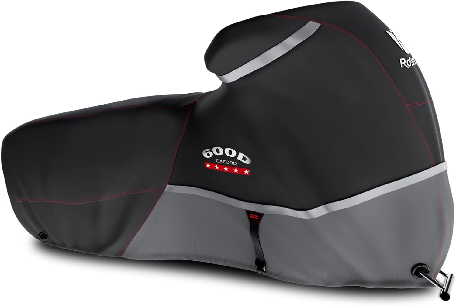 Rosefray Motorcycle Cover 600D Heavy Duty All Season Protection