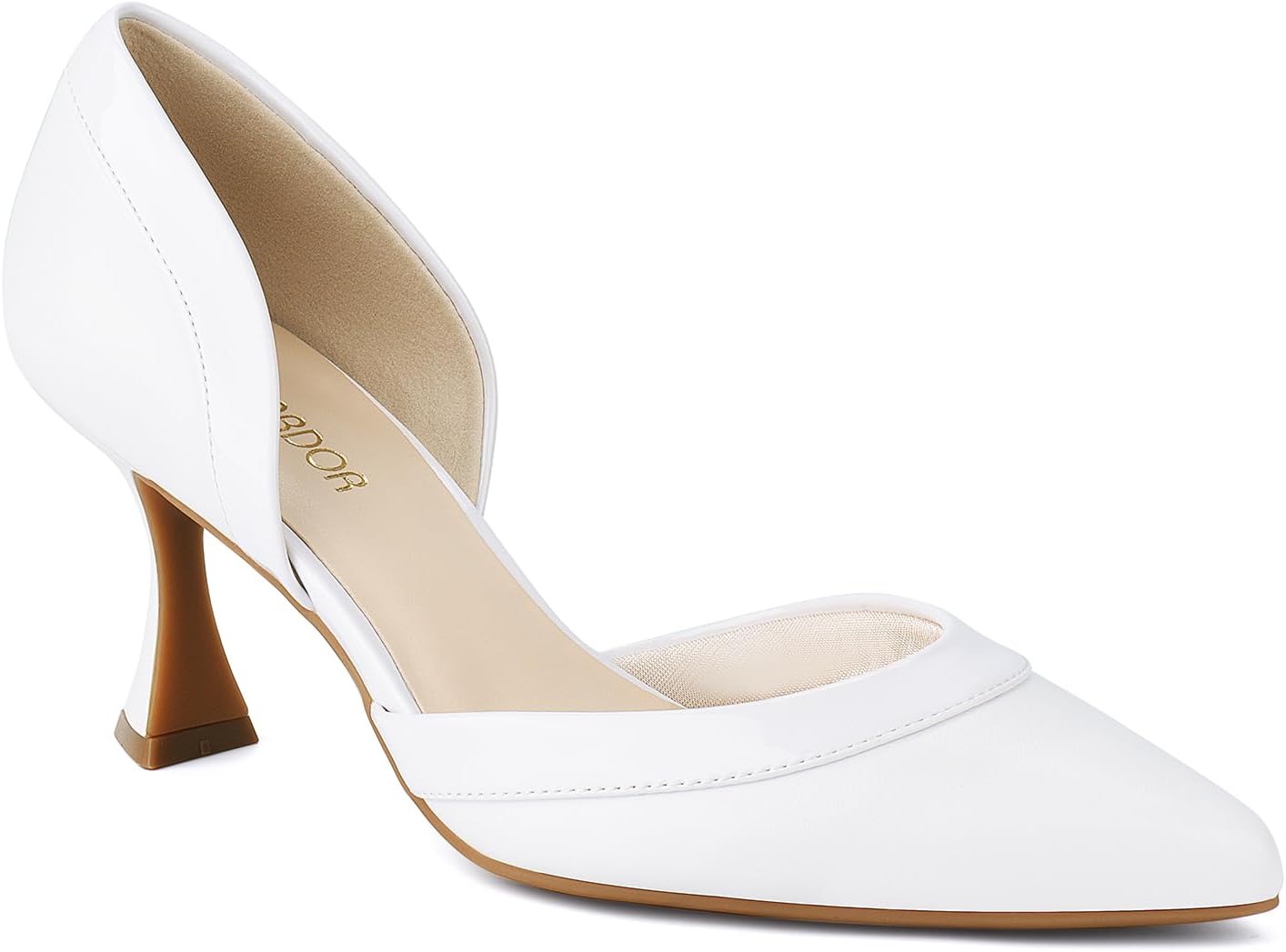 Stylish Low Heels Pointed Closed Toe Pumps for Women Comfort