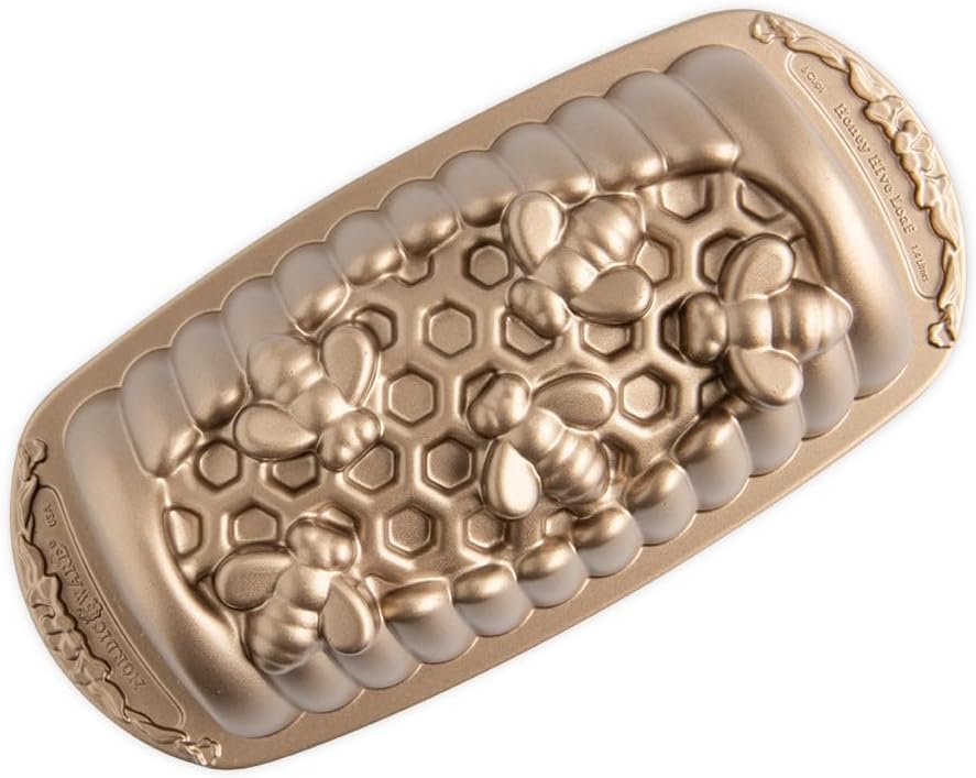 Nordic Ware Honey Hive Loaf Pan for Perfect Baking Results