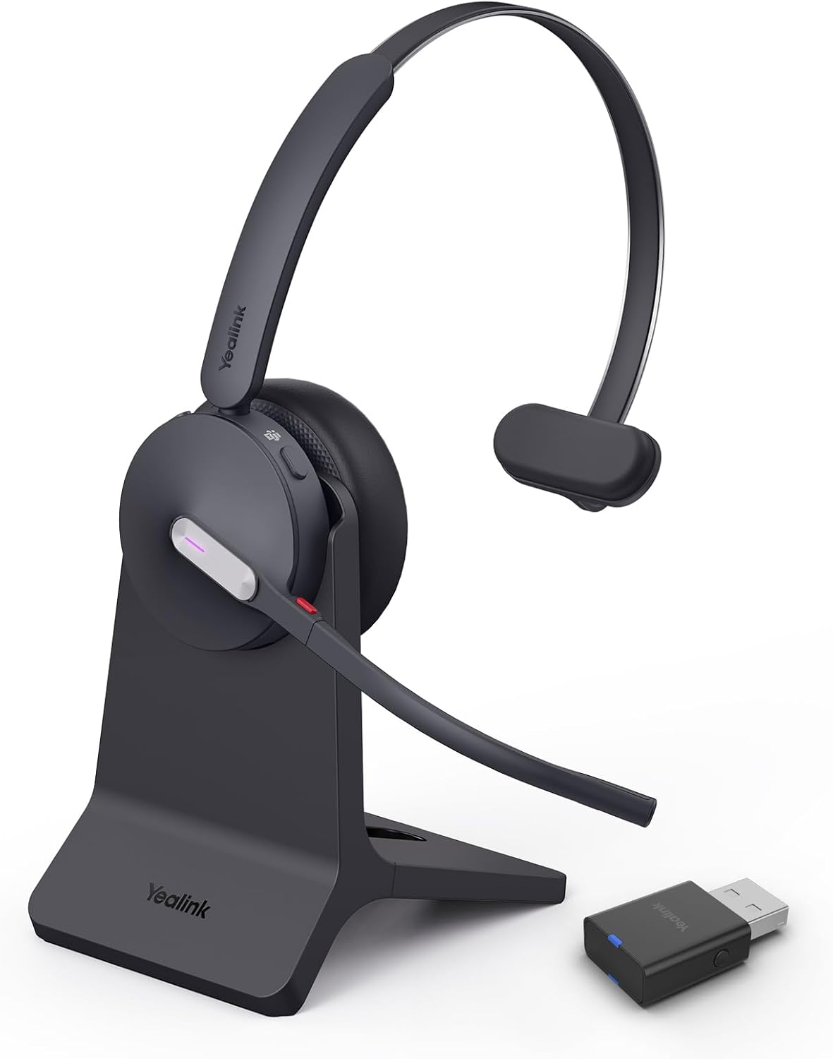 Yealink Mono Teams Wireless Headset with 492ft Range and Mic