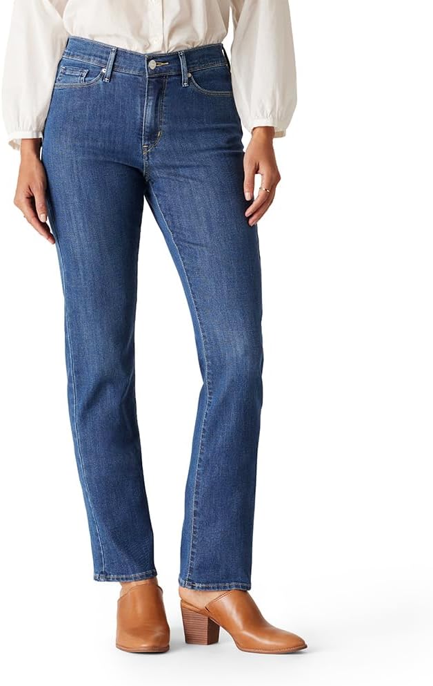 Levi Strauss Signature Gold Womens Modern Straight Jeans Review