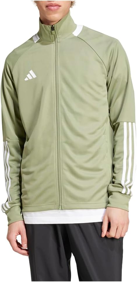 adidas Men's Sereno Cut Slim Track Jacket for Active Lifestyle