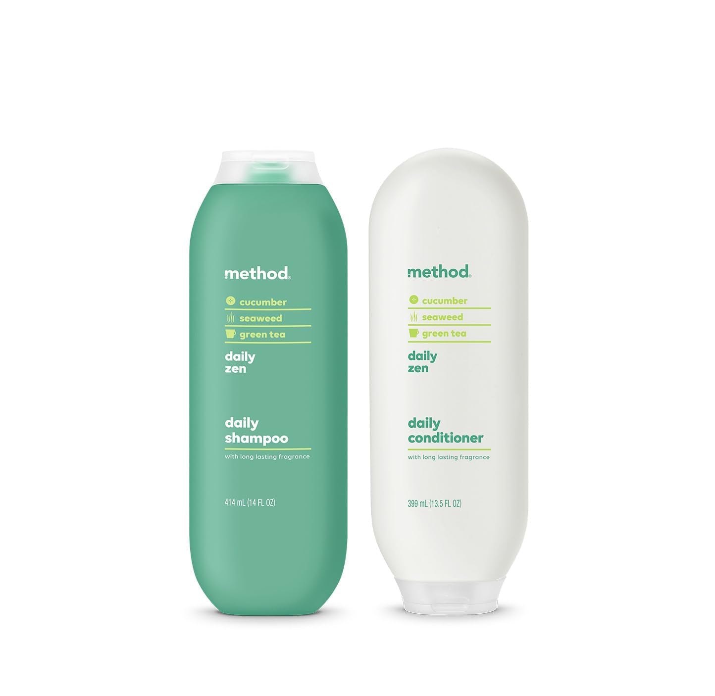 Method Daily Zen Hair Care Set, Cucumber-Seaweed-Green Tea, Paraben & Sulfate Free