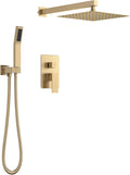Longriver Shower Faucet Set Brushed Gold - High Pressure Rainfall