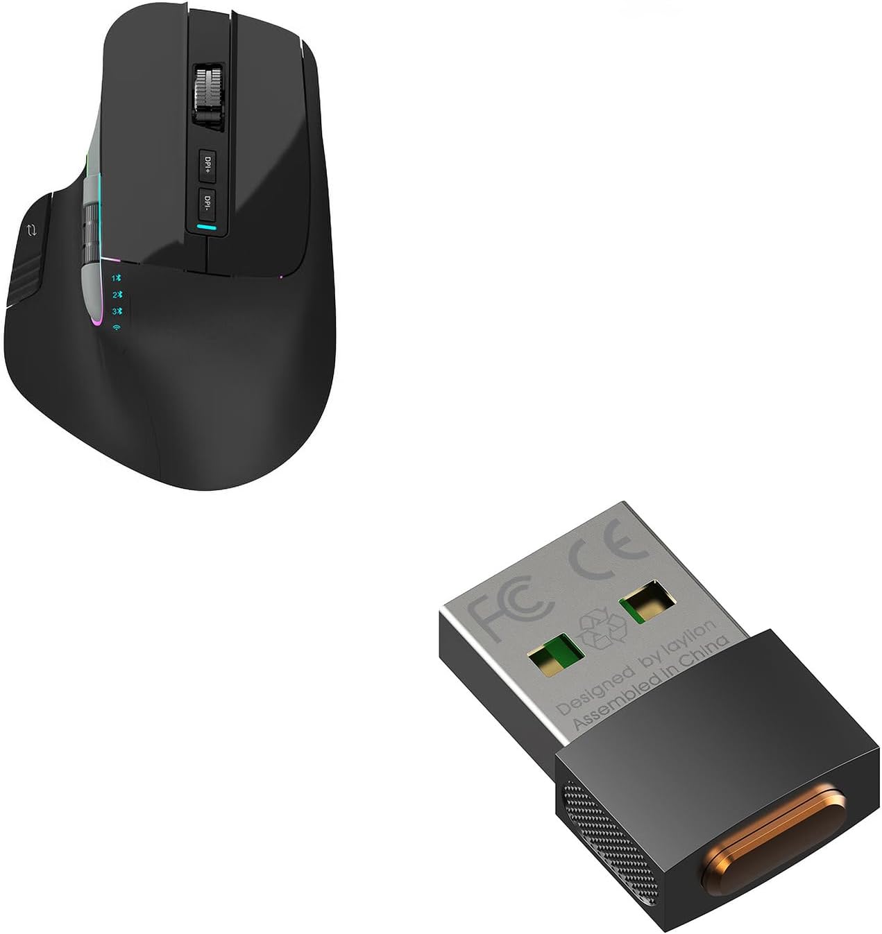 Enhanced Precision: Tri-Mode Gaming Mouse