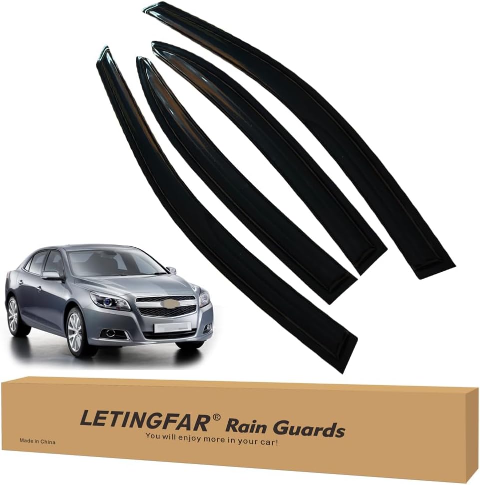 Window Visors Rain Guards for Chevy Malibu 2013 2015 Accessories