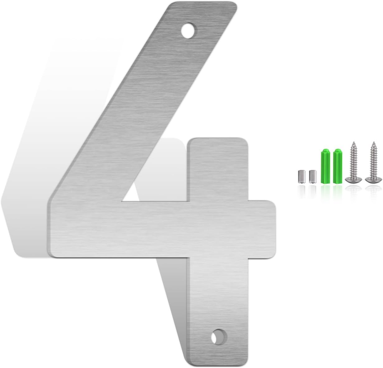 28 Inch Stainless Steel Floating Address Numbers for Modern Homes