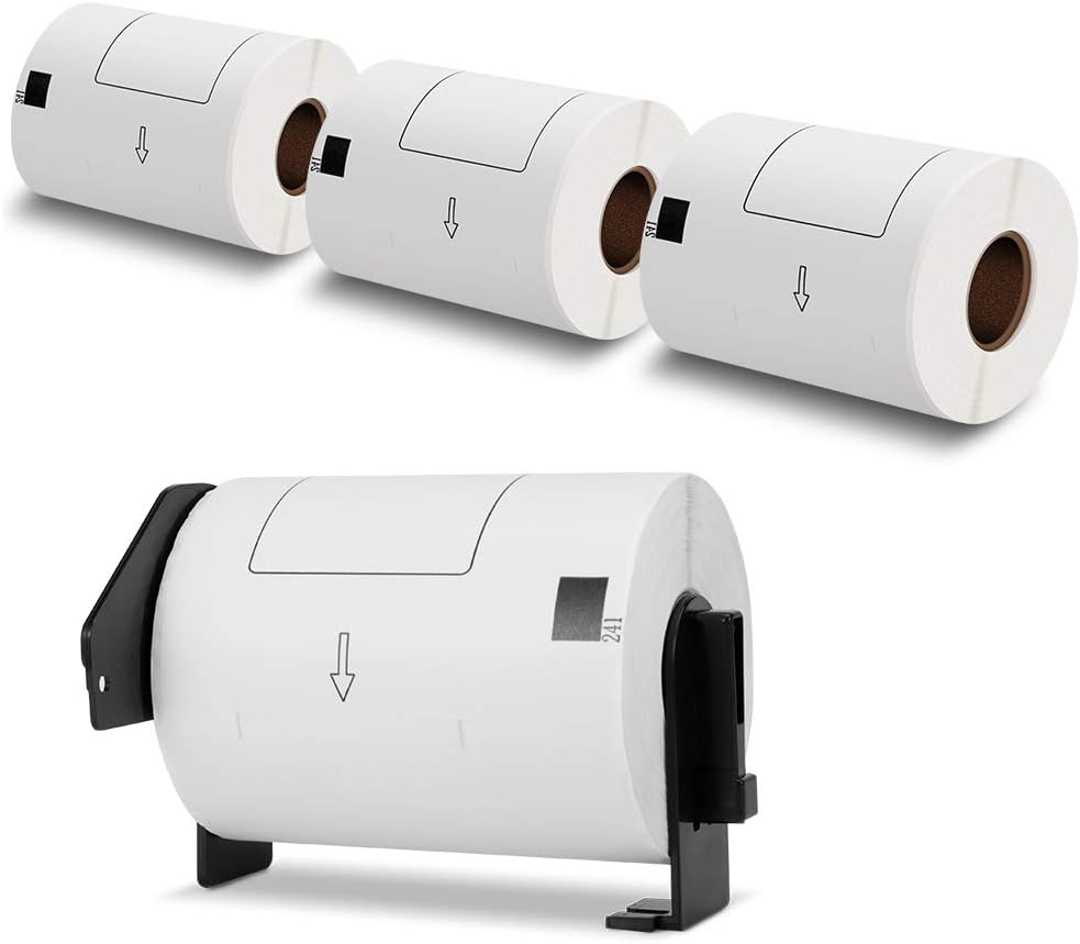 COLORWING 4 x 6 Shipping Labels for Brother QL Printers - 4 Rolls