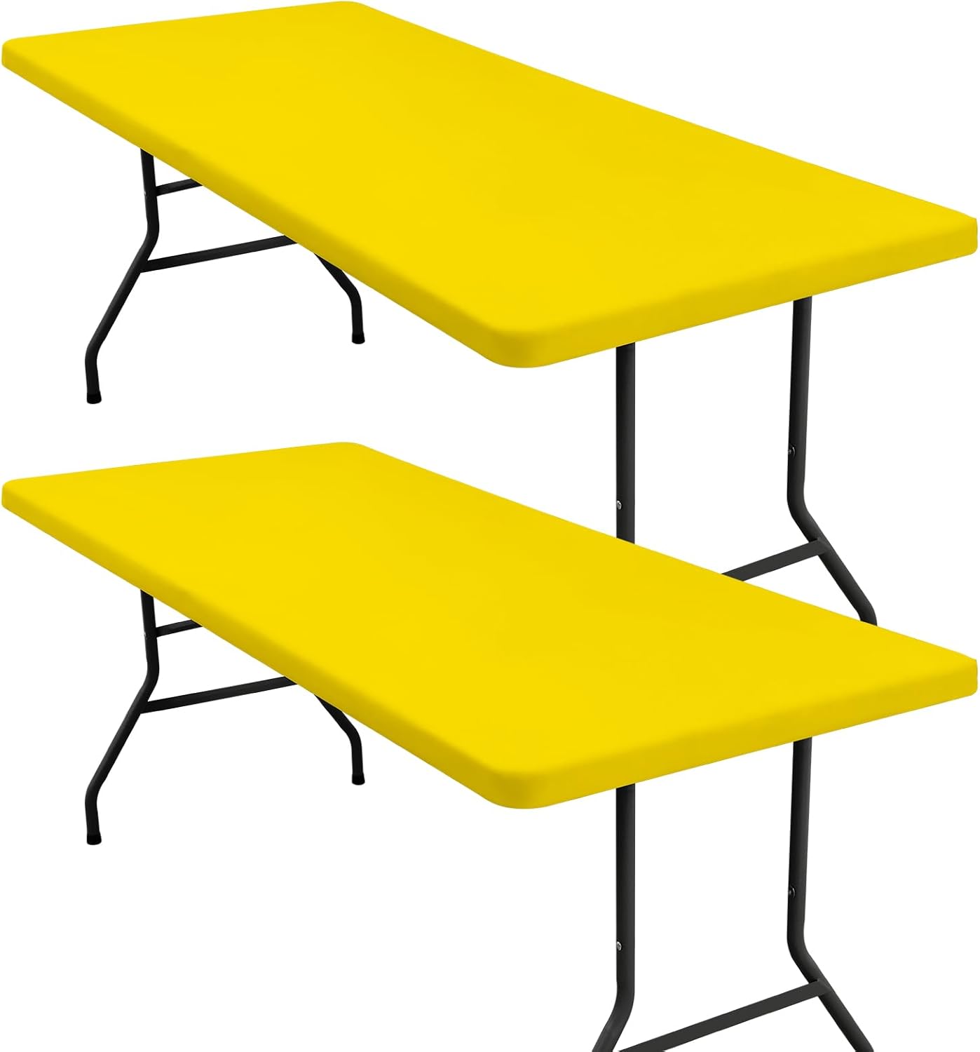 Homing 2 Pack Rectangle Waterproof Tablecloth for 8 Foot Tables