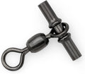 BLUEWING 3-Way Fishing Swivels T-Turn with Rolling & Double Barrel