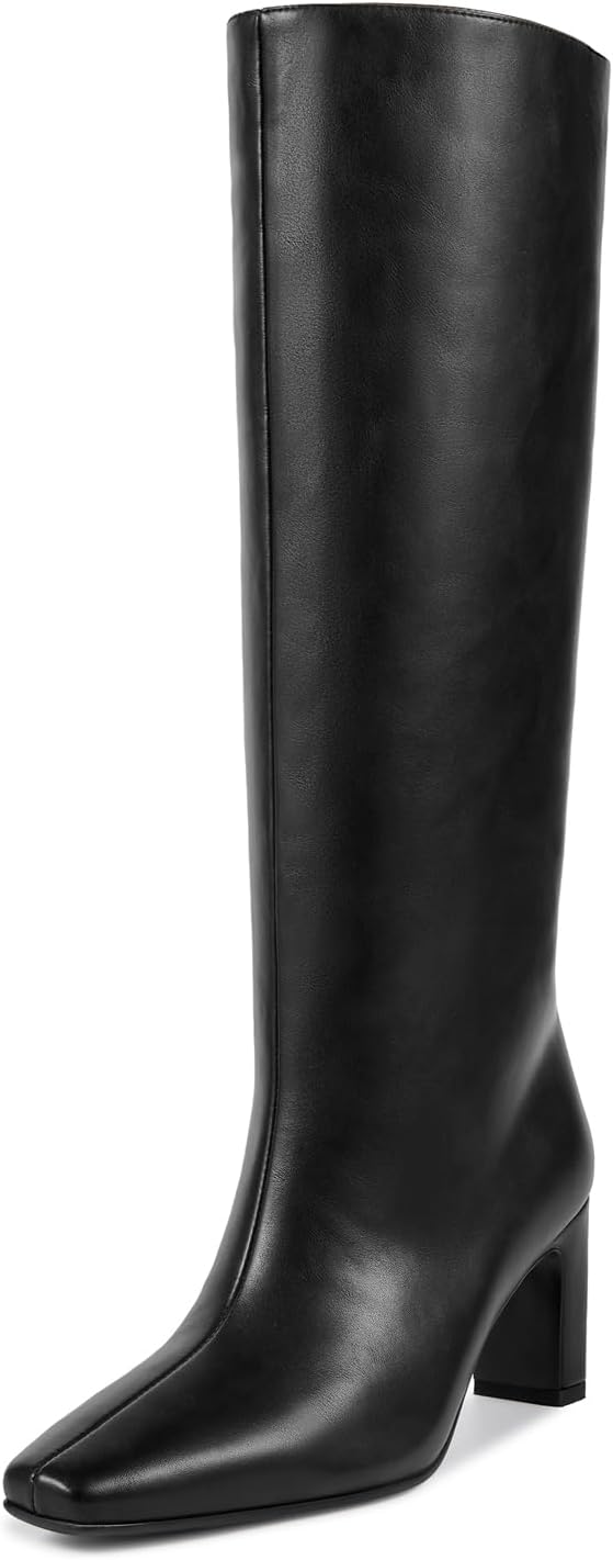 Stylish Straight Leg Knee High Boots for Women with Comfort
